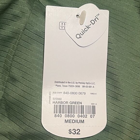 Xersion Women Performance Crew Neck Short Sleeve T-Shirt Harbor Green Medium NWT - Picture 6 of 6